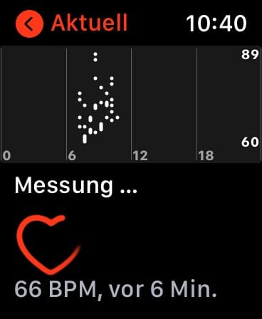 Apple Watch Puls messen