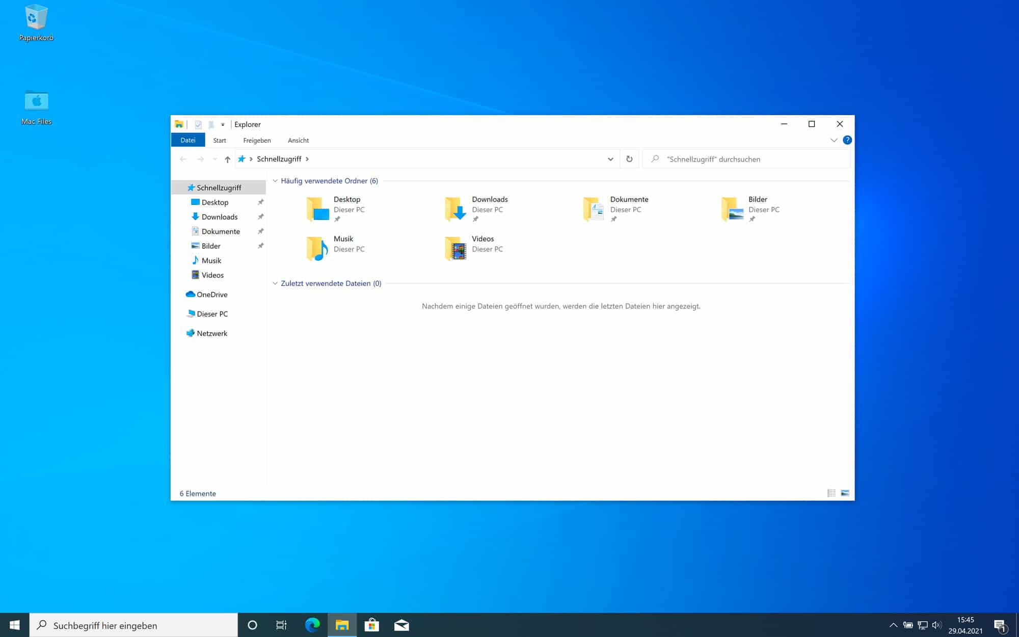 Windows Explorer öffnen