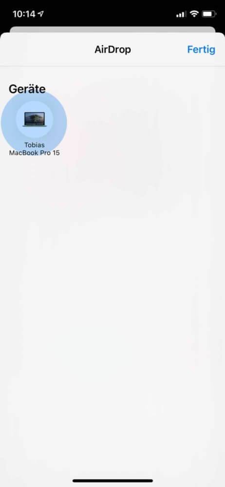 Fotos von iPhone auf Mac übertragen über iCloud