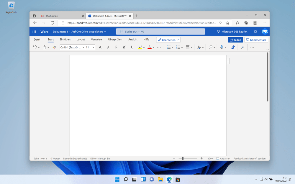 Microsoft Word kostenlos in der Cloud