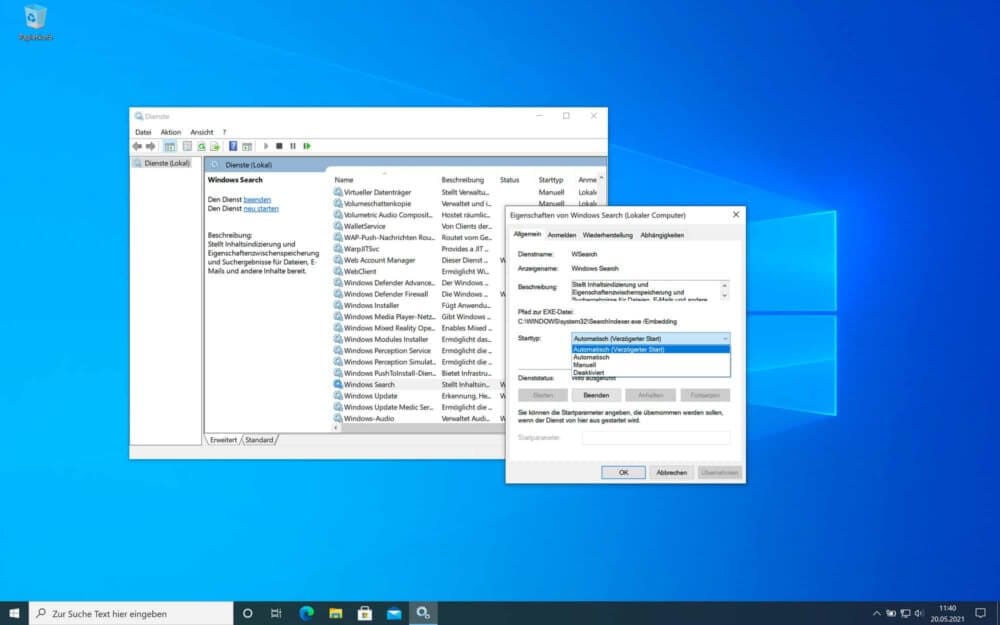 Windows 10 Suche funktioniert nicht