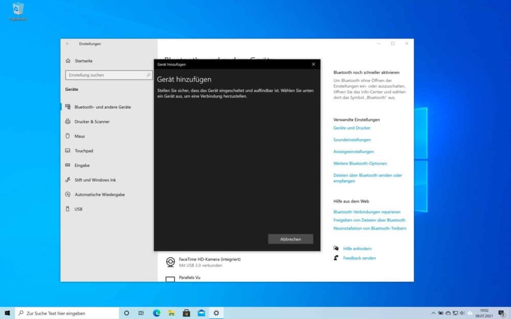 AirPods mit PC verbinden unter Windows 10