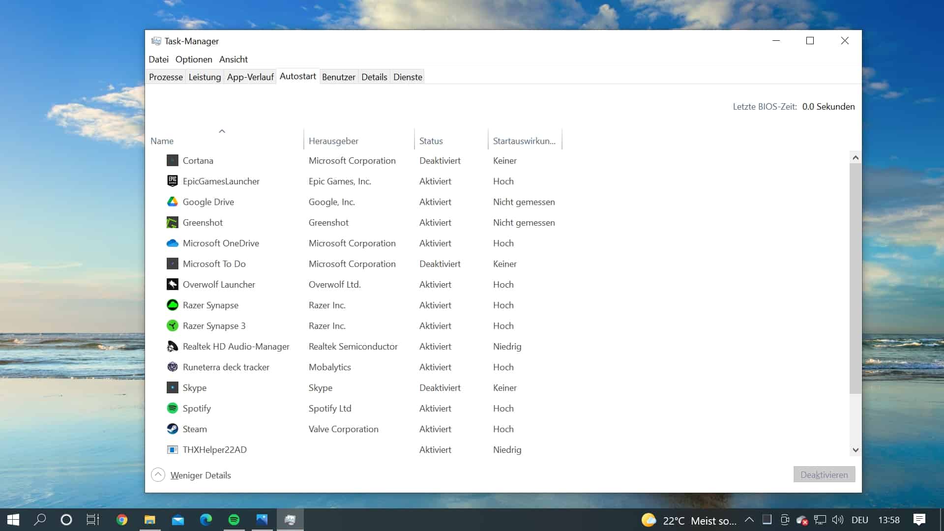 Autostart Ordner unter Windows finden