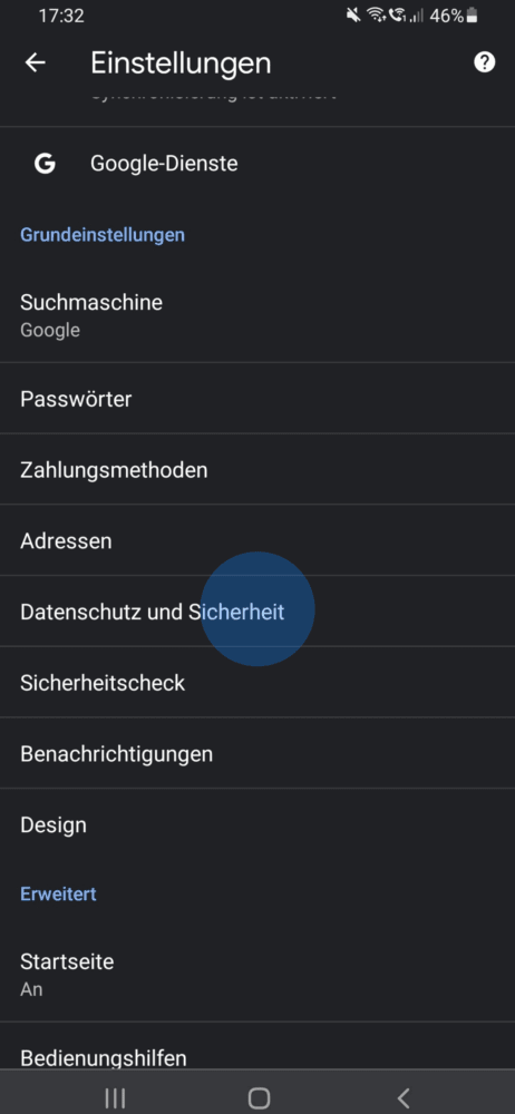 So entfernst du die Browserdaten aus Chrome