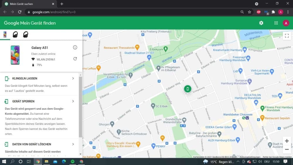 So findest du dein verlorenes Android Gerät