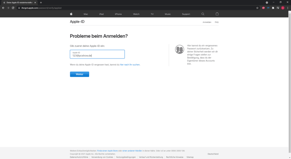 Das kannst du machen wenn deine Apple ID gesperrt ist