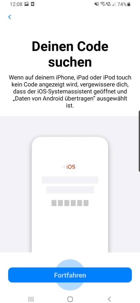 Fotos vom Smartphone an ein Apple Gerät senden
