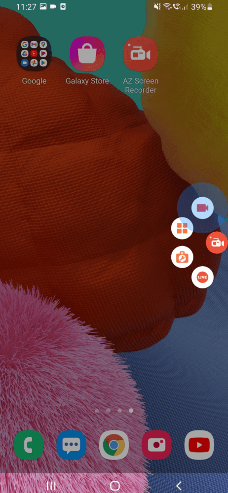 Mit einer App Bildschirmaufnahme Android
