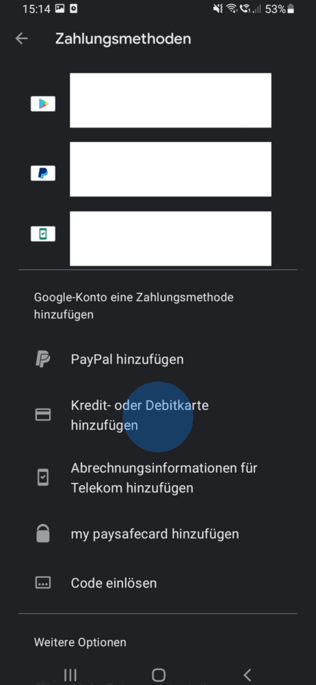 So einfach richtest du auf deinem Android Gerät Zahlungsmethoden hinzu