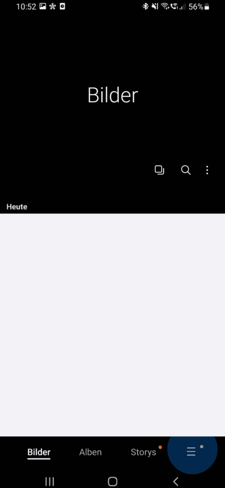 So findest du unter Android Gelöschte Bilder