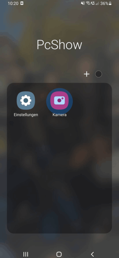 Kamera-App öffnen an deinem Smartphone