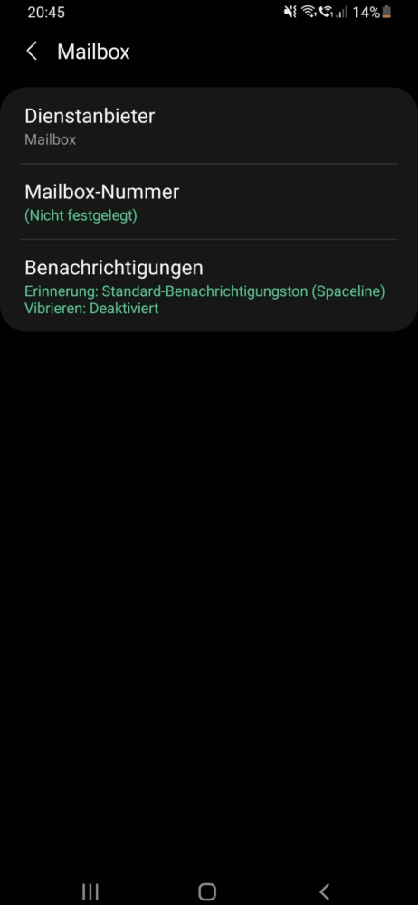 Android Mailbox App so änderst du deine Einstellungen