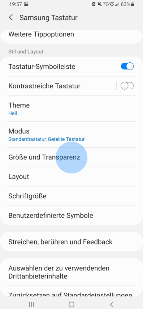 Ohne Probleme die Größe ändern