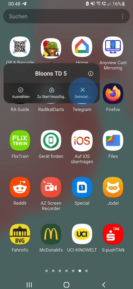 Schnell und einfach Apps deinstallieren Android