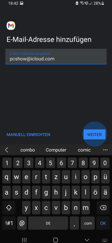iCloud an deinem Android Smartphone benutzen
