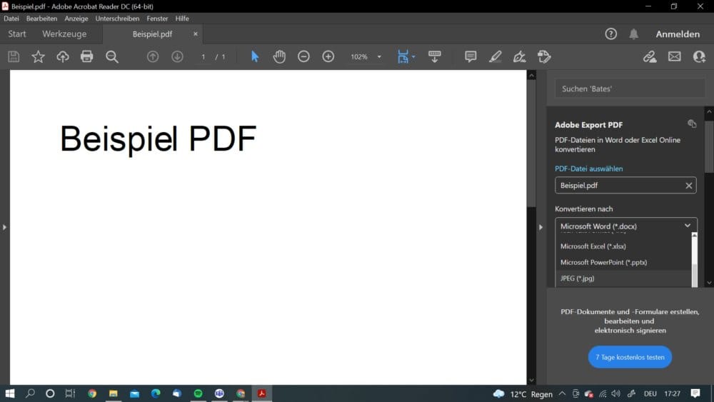PDF umwandeln in JPG – So geht‘s