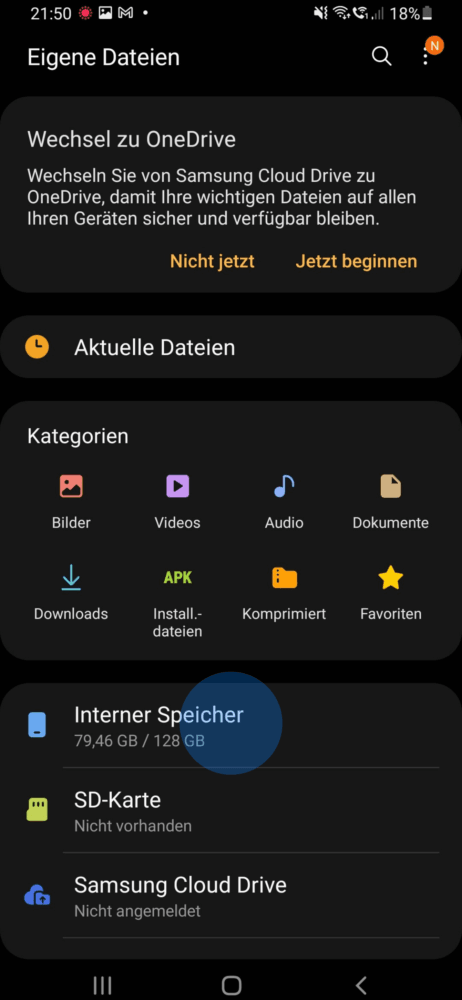 So verschiebst du Android Bilder auf SD-Karte