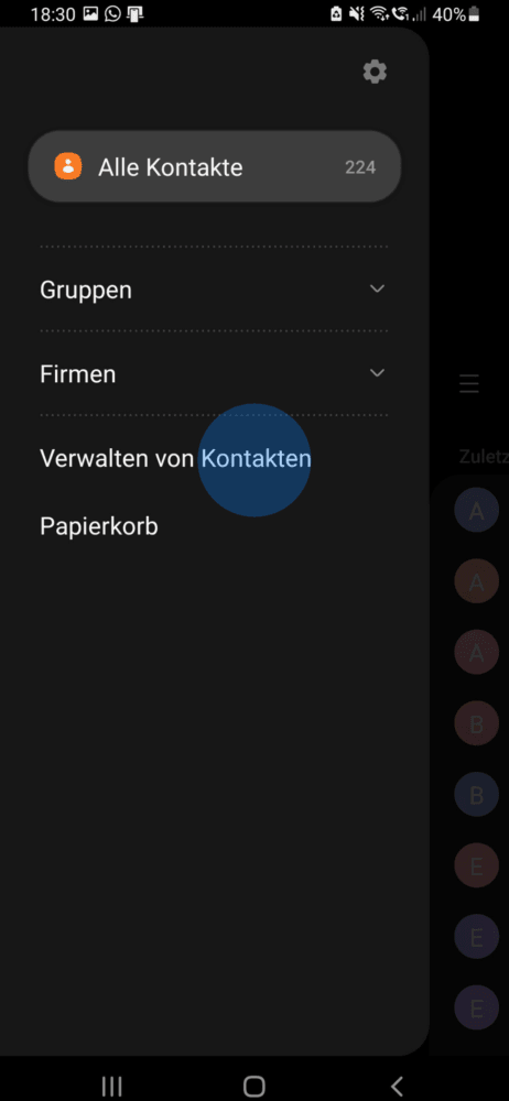 Ohne Probleme Android Kontakte sichern