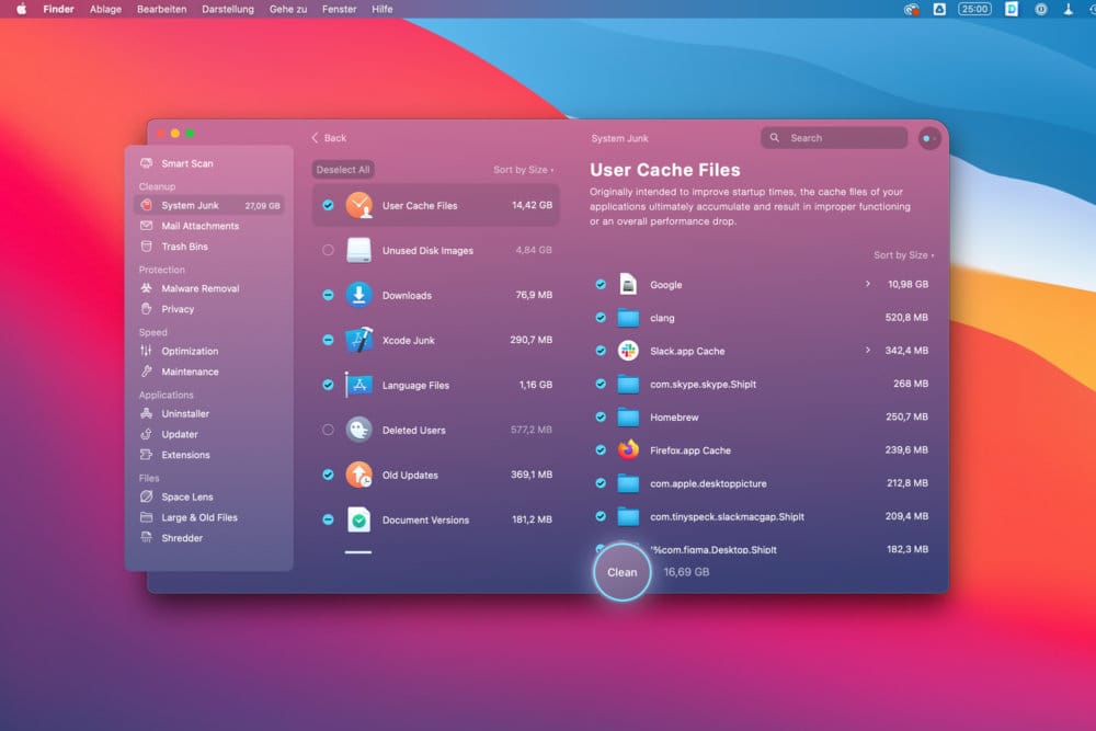 Computer aufräumen für mehr Speicherplatz am Mac