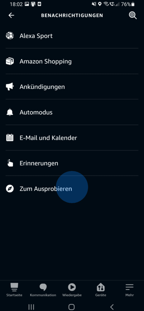 Alexa leuchtet Gelb beheben