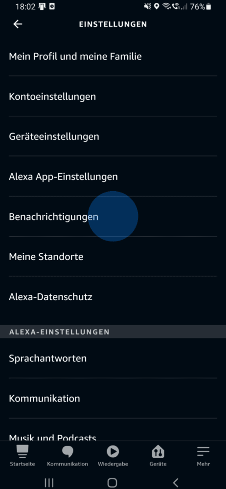 App Benachrichtungen abstellen