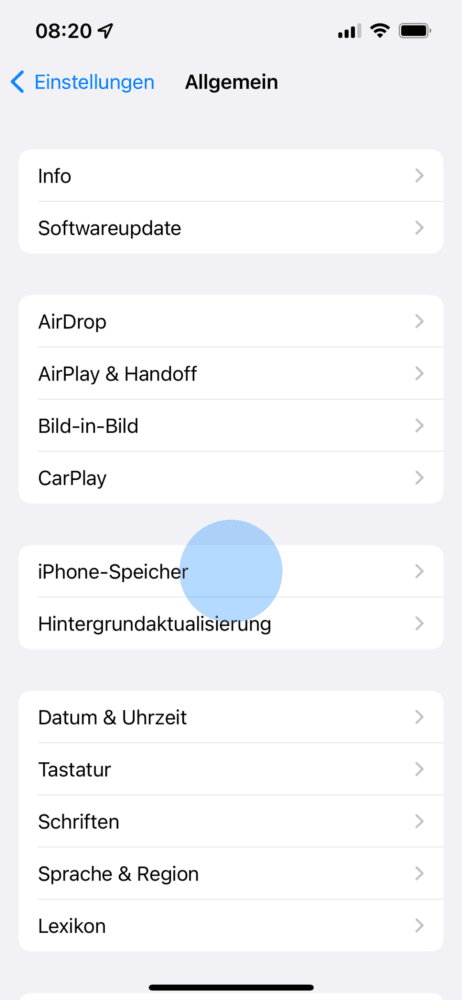 Tipps für iPhone Speicher voll 