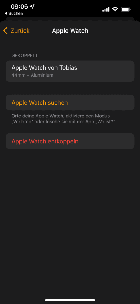 Ist die Apple Watch Aktivierungssperre aktiv?