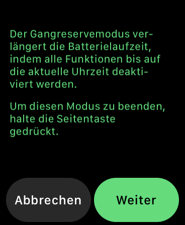 Energiesparmodus ausschalten