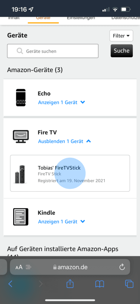 So kannst du deinen Fire TV Stick umbenennen