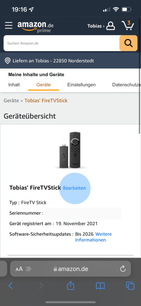 Ohne Probleme Fire TV Stick umbenennen
