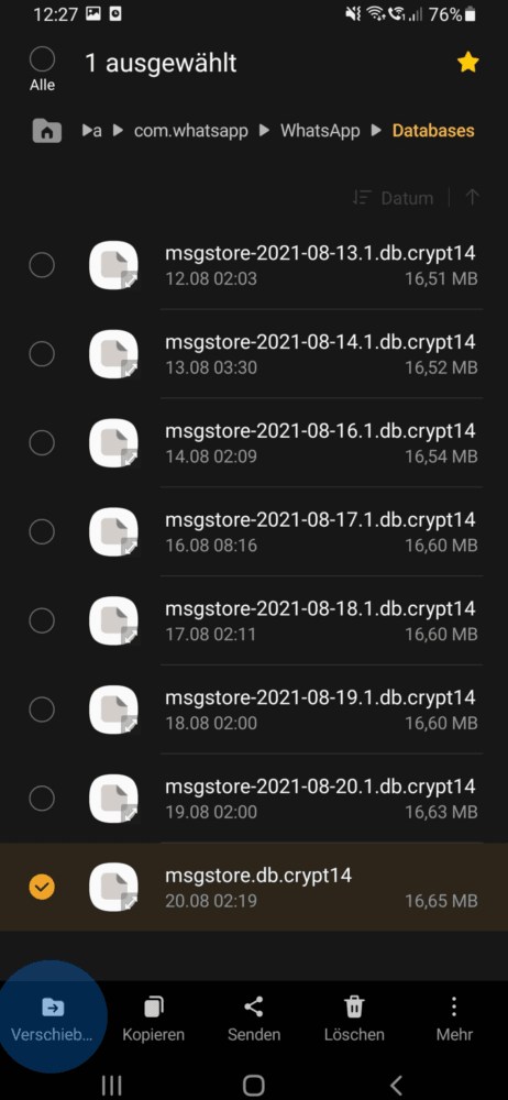 So kannst du deine gelöschte WhatsApp Nachrichten wiederherstellen