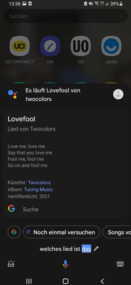 Song herausfinden