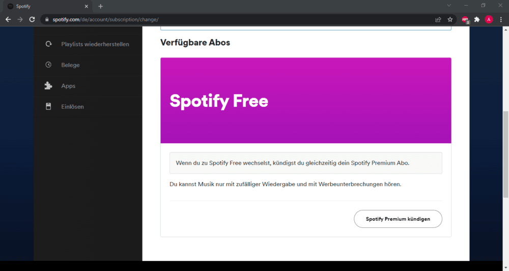 So kannst du Spotify kündigen