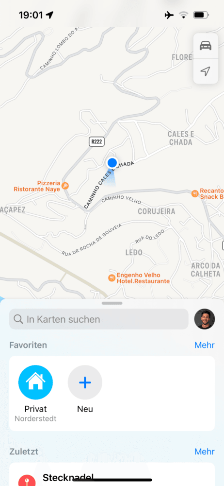 Standort teilen am Smartphone