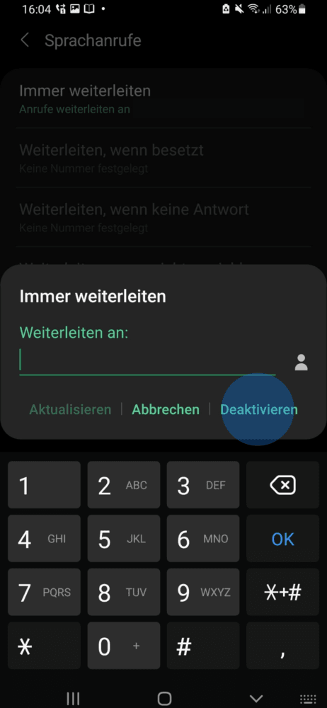 Anruf weiterleiten