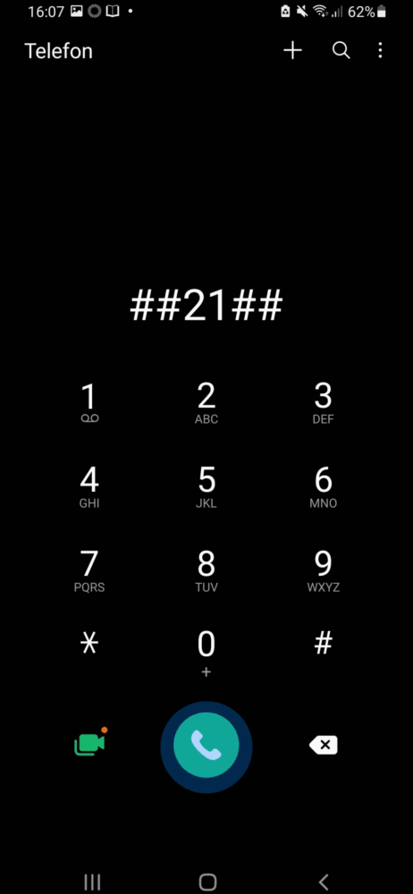 Rufweiterleitung aufheben per Zahlencode