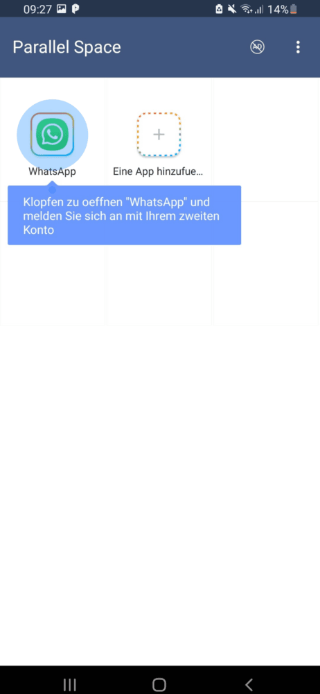 Mit der Parallel Space App mehrere Konten nutzen