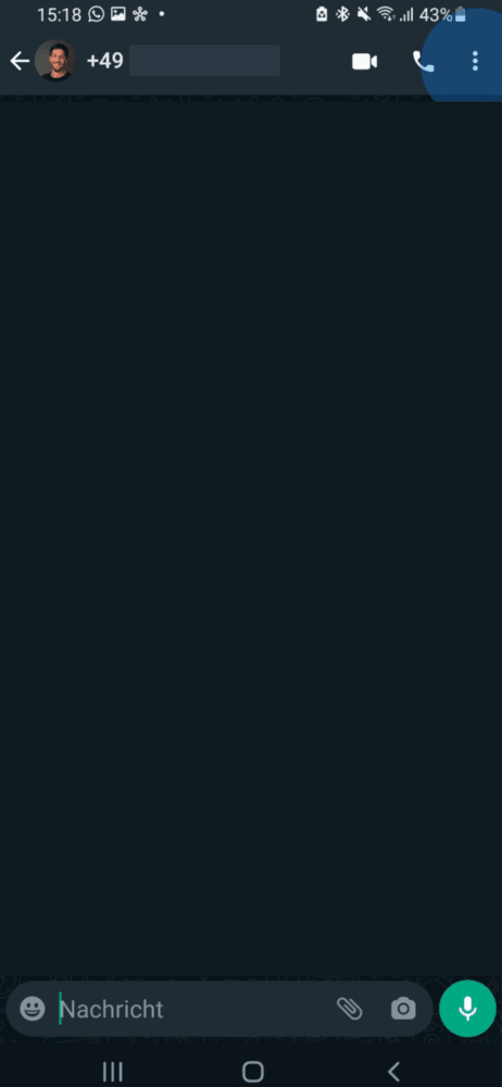 WhatsApp Kontakt hat neue Nummer und zu Kontakten hinzufügen
