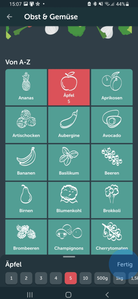 So nutzt du die Einkaufszettel App