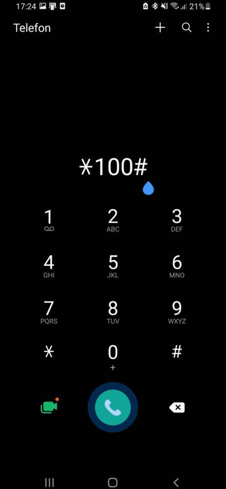 Handy Guthaben per Code abfragen