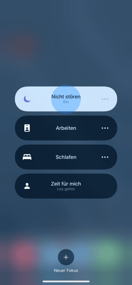 iPhone klingelt nicht Fokus finden