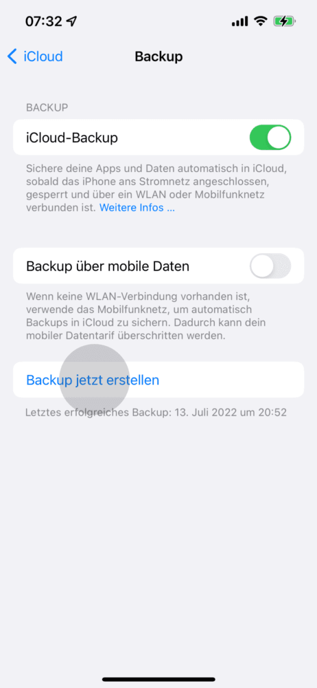 Vor dem iPhone wechseln erst die Daten sichern