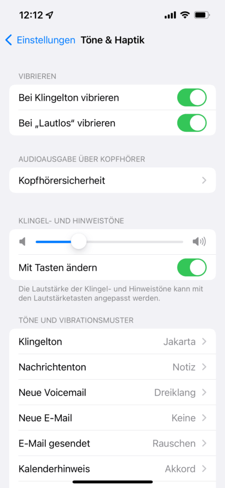 Mit Tasten ändern aktivieren