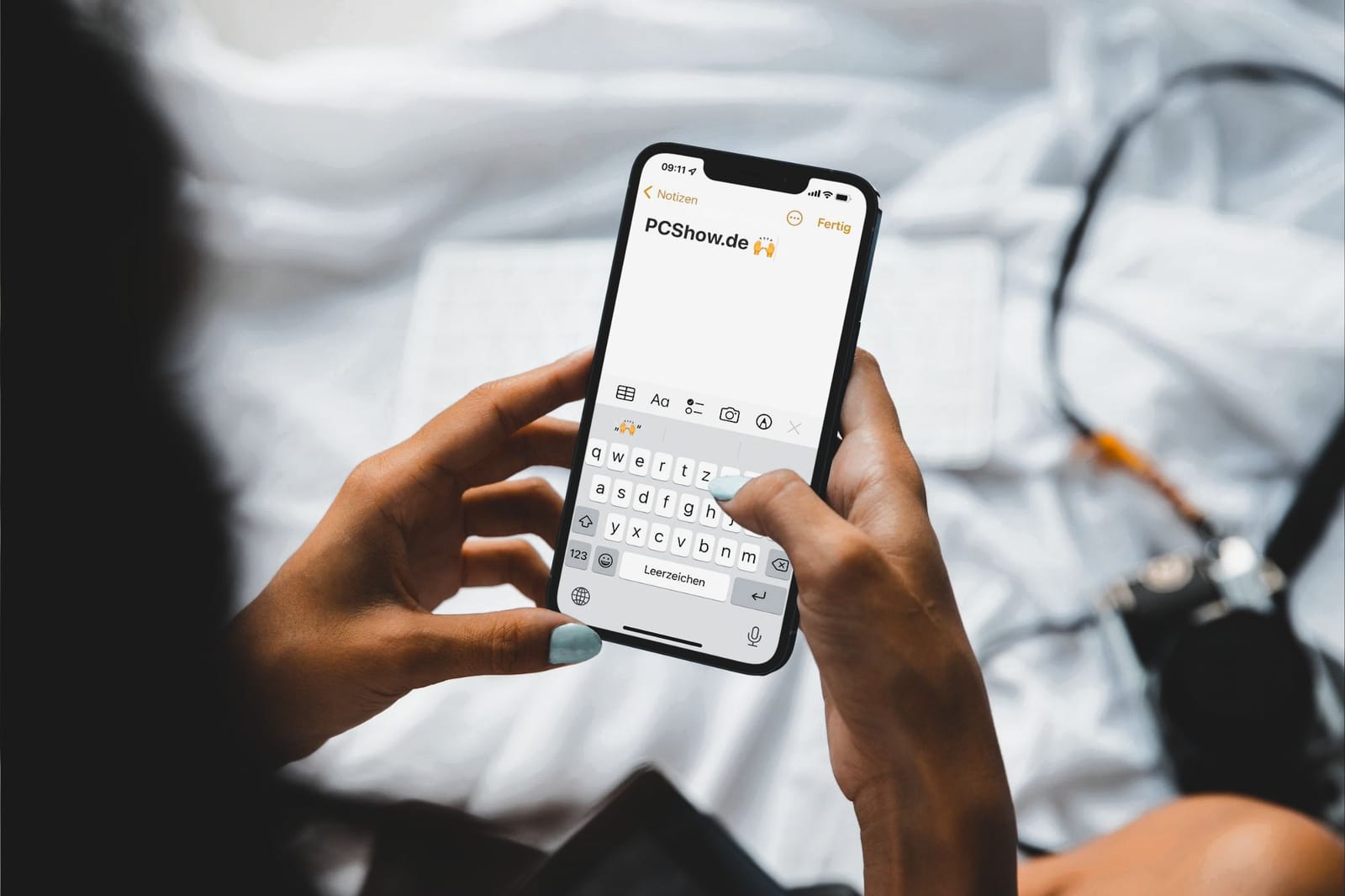 iPhone Tastatur vergrößern