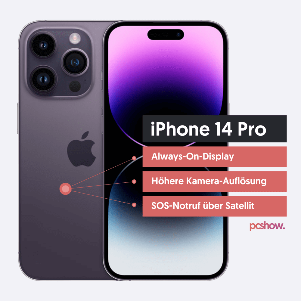 iPhone 14 Pro Vorteile im Vergleich