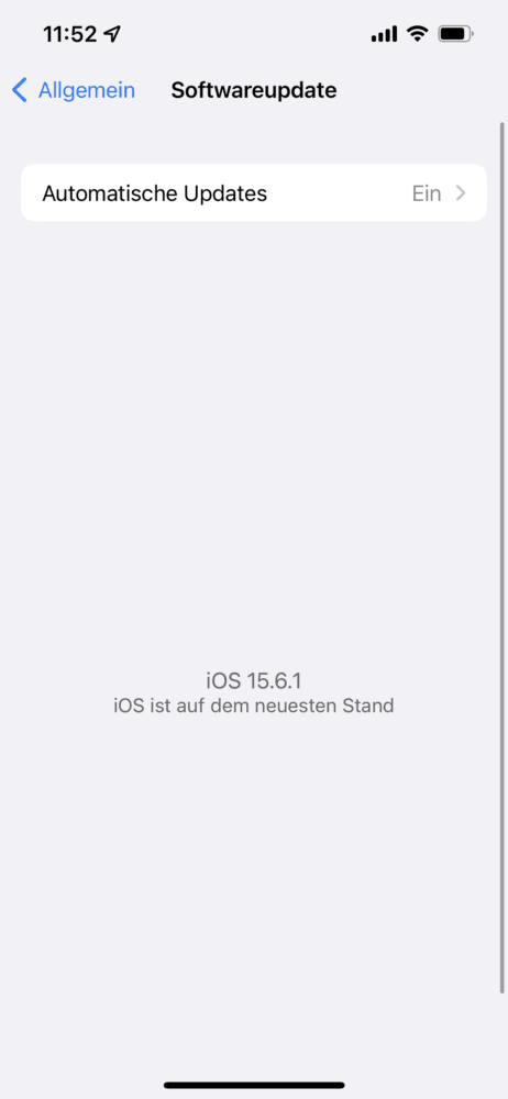 Softwareupdate überprüfen