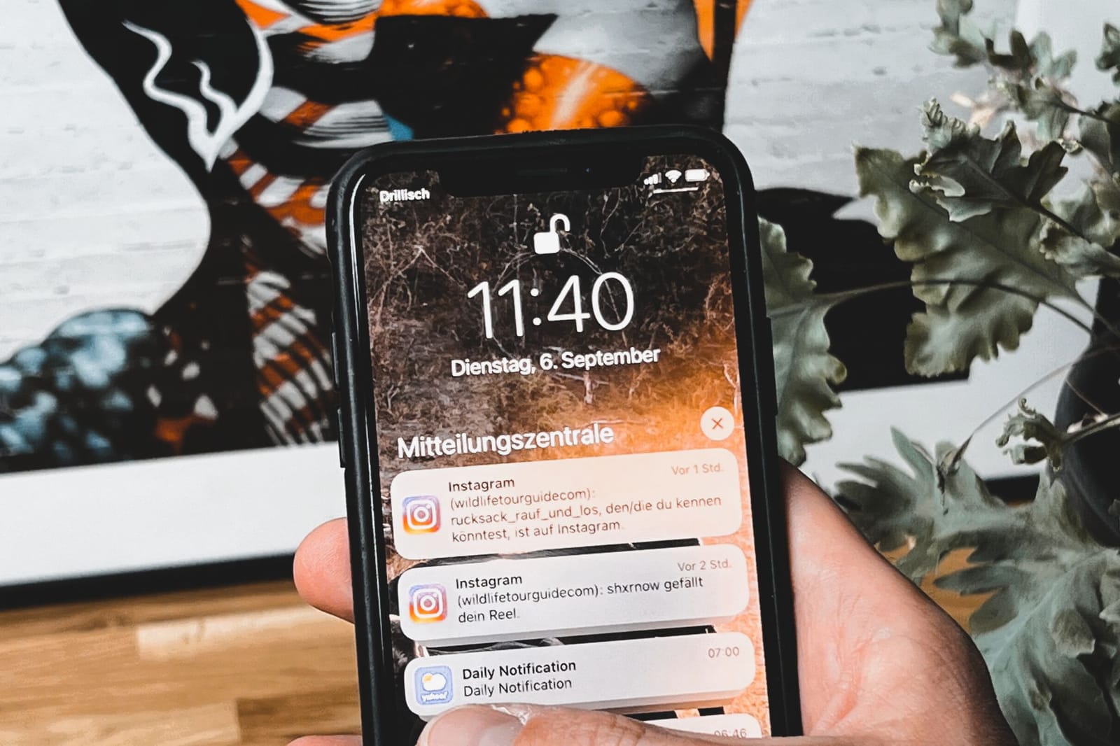 iPhone Mitteilungszentrale 01