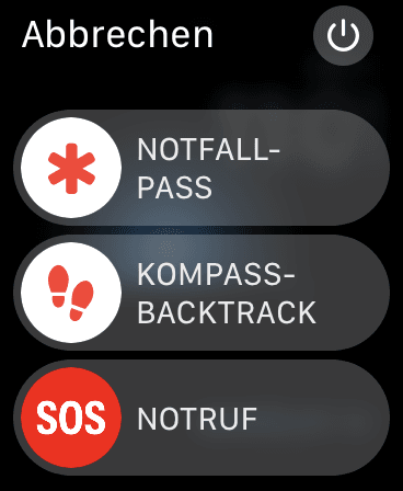 Ausschalten wenn Apple Watch nicht reagiert